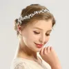 Bandanas Pearl Hair Accessories Bridal Head Dress Para De Mujer Women Headband Hoop