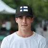 Ball Caps Kişiselleştirilmiş Finlandiya Beyzbol Cap Sports Kadın Erkekler Ayarlanabilir Kamyon Şapkası Summer