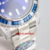 Clean Watches 116659 Super Date 904L 40mm A3135 Autoamtic Mens Watch Sapphire Diamond Bezel Blue Dial 904L Stainless Steel Bracelet Gents Wristwatches