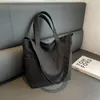 Borse da sera Tracolla da donna 2023 Borsa grande moda Borsa a tracolla coreana Messenger semplice per le donne Tela Studentessa Satchel femminile