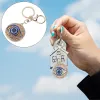 Keychains Lonyards L Blue Evil Eye Keychain Pendant Car Car Homebag Decor Decoration Cadeaux Lucky Amet Drop Livraison AMNC8