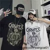 Summer Goth fa tee Eesthetic Loose Men and Woment-shirt Punk Dark Grunge Streetwear Gothic Top T-shirts Harajuku Y2K kläder 0406H23