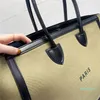 2023-Designer strandtassen Dagelijkse tas Klassieke patchwork canvas damesschoudertassen Big shopper met hoge capaciteit