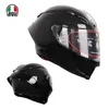 Полнолицевой мотоциклетный шлем с открытым лицом Италия Agv Pista Gp Rr Год Тигра Ограниченные гоночные шлемы Шлемы для бега из углеродного волокна Полные шлемы Ice Blue Limited YI RTP