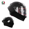 Full Face Motorcycle Hełm Włochy AGV PISTA GP RR TIGER LIMITED HEMOTY RACING HEMOTY Włókna Włókna Włókna Pełne hełmy Ice Blue Limited Yi RTP