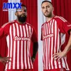 Футбольные майки Олимпиакоса JMXX 23-24, мужская форма дома в гостях, мужская футбольная рубашка 2023 2024, версия для фанатов