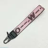 Keychains Lanyards Chain Offs Rings Clear Rubber Jelly Letter Print S Ring Fashion Men Women Canvas Camera Pendant Belt O61Q