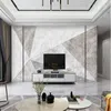 Bakgrundsbilder Milofi anpassade stora 3D -tryckta tapeter Mural Modern Minimalist Creative Abstract Geometric Marble Bakgrundsvägg