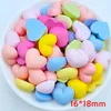 Decorative Figurines 20 Pcs Cute Cartoon Mini Heart-Shaped Flat Back Resin Cabochons Scrapbooking DIY Jewelry Craft Decoration Accessories