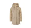 Mens Downs Womens Long Hooded Simple Leisure Duck Down Jacket