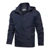 Men's Jackets Winter Men's Outdoor Waterproof Jacket Plus Size Weatherproof Coat Breathable Fishing Camping Tactical Jacket Men's Clothing 230406
