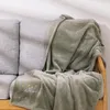 Battaniye ofis şekerleme battaniye düz renkli öğle yemeği molası yumuşak klima bırakın Öğrenci Halı 150x100cm Meksika