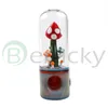 Beracky 4.1inch Mushroom House Glass Pipe Hand Pipe Smoking Accessories Heady Glass