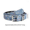 Belts Fashion Teens Double Pin Buckle Belt Adjustable Waist Straps For Dresses Shirt