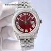 Designer Diamond Watches VVS horloge heren automatisch mechanisch waterdicht 41 mm saffier dames zakelijke horloges met met diamanten bezaaide stalen armband Montre