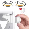 Baby Locks es# Magnetic Child Lock Children Protection Baby Safety Lock Drawer Cabinet Door Lock Limiter Children Security Locks 230404