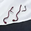 Boucles d'oreilles longues pour femmes, bijoux à la mode, Design Unique, strass en cristal, serpent, Animal, 2023