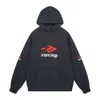 Tasarımcı Hoodies Men Hoody Balencigaas Erkek Kazak Sweatshirt Yüksek Baskı Paris Sonbahar Yeni Koleksiyon Klasik Desen Koleksiyonu Unisex Hooded Bmru