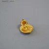 Pins Brooches WP-018 WKT Latest Hot Sale Adorable Yellow Brass Kitten Carving Brooch for Children Gift Fashion Lovely Gentle Breastpin Q231107