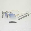 Modische Luxus-Sonnenbrille für den Außenbereich Retro Holz Oversize Herren Natur Schwarz Weiß Büffelhorn Randloser Brillenrahmen Für den Sommer im Freien Oculos Gafas