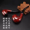 2023 Smoking Pipes Resin pipe removable wipe clean dual-use metal pipe pot filtering tobacco pipe