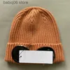 Beanie / Skull Caps Lens rimovibile da uomo berretti all'aperto berretti in maglia di cotone caldo berretti antivento casual maschio cappello caldo invernale di alta qualità T230406