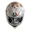Helmets Moto AGV Full Face Crash Helmet K3 SV-S White Zoo Motorcycle Helmet WN-1LVQ