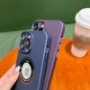 For MagSafe Magnetic Phone Case With Glass Camera Lens Film And Logo Hole For Iphone 15 14 13 12 11 Pro Max Wireless Charging Cover Shockproof Anti Drop