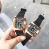 Diseñador de alta calidad, costoso, cinturón cuadrado de negocios de cuarzo, cinturón cuadrado, relojes para hombres y mujeres, relojes para hombres, agente de fábrica, reloj de lucha libre