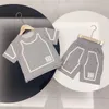 Designer Children's Polo Clothing Set Summer Boys Girls Fashion Fashion Casual Coton Cotton T + Shorts Twere Set Taille de 90 cm-160 cm A13