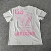 Projektant Tide Męskie koszulki Top List Laminowany druk krótkie rękawy High Street Lose Oversize Casual T-shirt 100% czyste bawełniane topy dla mężczyzn i kobiet Skoczniki Tee