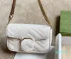 Evening Crossbody Bags damskie skórzane portfel złoty łańcuch torebka czysty kolor MARMONT Mini ramię proste atmosfera Messenger Women torebki