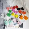 Серьги-гвоздики, разноцветные модные длинные висячие цветы из смолы, дизайн 2023, богемный дизайн, висячие лепестки ручной работы для женщин, подарок
