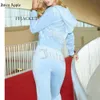 Juicy Apple damskie damskie dresy veet sewing garnitury Dwuczęściowy zestaw joggingowy Velor Bluza Spotki z kapturem garnitury