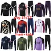 21 22 PSGes MBAPPE Fußballtrikot-Trainingsanzug 22 23 24 Klassischer Stil MARQUINHOS VERRATTI KIMPEMBE ICARDI DI MARIA DRAXLER Erwachsene Kinder Fußball Paris Trainingssets