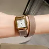 38% OFF watch Watch Luxury womens 23mm women Mother of pearl shell dial Swiss quartz movement Double loop belt square face nantucket series ladies elegant gift for lady