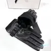 Осенние однотонные перчатки, дизайнерские мужские и женские перчатки с сенсорным экраном, зимние модные перчатки для мобильных смартфонов с пятью пальцами
