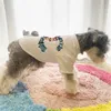 Designerskie ubrania marka pies psa odzież koszule wydrukowane koszule szczeniaki miękki pies koszula pulower pies t koszule walentynkowe stroje psów dla małych psów koty różowe s a592