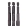 Ensembles d'outils à main professionnels 65 mm de longueur 5,5 mm Hex Socket Driver Bit Netic 3 pcs