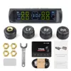 Truck Car TPMS Tire Pressure Monitoring System Auto Display Alarm Monitoring USB Charging Temperature Alert With 6 Sensors