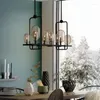 Pendant Lamps Modern Glass Light Retro Kitchen Lights Hanging Candle Restaurant Bar Coffee Shop Industrial Lamp Fixture Home Decor