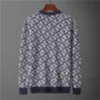디자이너 클래식 남성 의류 가슴 편지 스웨터 패션 동물 프린트 캐주얼 가을 겨울 까마귀 풀 오버 남자 여자 승무원 목 스웨터