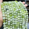 Loose Gemstones Natural Light Green White Mixed Jade Round Spacer 10mm Bead For Jewelry Making Diy Bracelet Necklace Accessory Findings