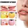 Strawberry Bee Lip Balm makijaż makijaż Makeup Balsam kremu nawilżające i przeciwpośrednie wargi odżywcza podstawa szminki zanika linia do ust