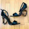Luksusowe letnie sandały damskie Keira ze skóry lakierowanej buty czarne białe obcasy damskie Pop obcas pozłacane szpilki z włókna węglowego wesele sandalias 35-43