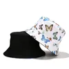 Bérets été femmes hommes pêcheur chapeau pliable dessin animé seau rue Hip Hop chapeaux casquettes Vintage imprimé pêche GorrasBérets Pros22
