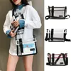 Bag Boys Girls Clear Transparent PVC Shoulder Messenger Unisex Square Casual Crossbody Bags No Security Check Coin Phone