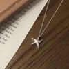 Tiffanylris ecklace Повседневное универсальное семейство T Starfish S925 из стерлингового серебра Дизайнерское ожерелье для женщин с пятиконечной звездой Минимальное ожерелье-цепочка в подарок tiff