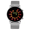 Zegarstka na rękę mody cyfrowych mężczyzn na świeżym powietrzu Electronic LED Binary Binary Binary Watch