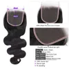 Najwyższej jakości Virgin Human Hair Bundles z zamknięciem malezyjski pakiet fali ciała z koronkowym zamknięciem surowe przedłużanie włosów 3 lub 4 pakiety Produkty z włosami królowymi